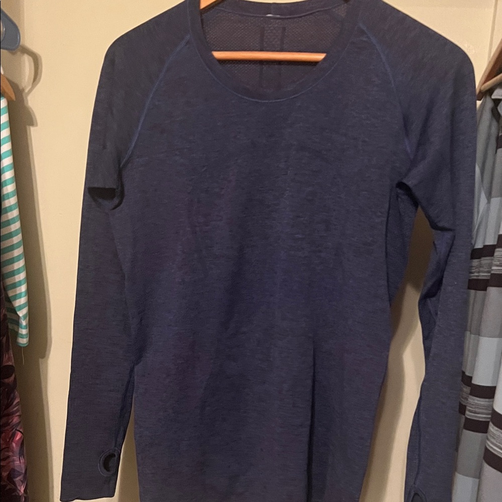 lululemon athletica Navy Long Sleeve Tee